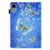 iPad 10th Gen 10.9 2022 Colored Drawing Leather Smart Tablet Case - Gold Butterfly