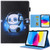 iPad 10th Gen 10.9 2022 Colored Drawing Leather Smart Tablet Case - Music Panda