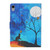 iPad 10th Gen 10.9 2022 Colored Drawing Pattern Flip Leather Smart Tablet Case - Moonlight Cat