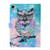iPad 10th Gen 10.9 2022 Colored Drawing Pattern Flip Leather Smart Tablet Case - Owl
