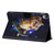 iPad 10th Gen 10.9 2022 Colored Drawing Pattern Flip Leather Smart Tablet Case - Skateboard Cat