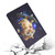 iPad 10th Gen 10.9 2022 Colored Drawing Pattern Flip Leather Smart Tablet Case - Skateboard Cat