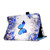 iPad 10th Gen 10.9 2022 Colored Drawing Stitching Elastic Band Smart Leather Tablet Case - Flower Butterfly