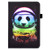 iPad 10th Gen 10.9 2022 Colored Drawing Stitching Elastic Band Smart Leather Tablet Case - Space Bear