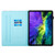 iPad 10th Gen 10.9 2022 Colored Drawing Stitching Leather Tablet Smart Case - Sea Wave