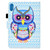 iPad 10th Gen 10.9 2022 Colored Drawing Stitching Smart Leather Tablet Case - Colored Owl