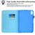 iPad 10th Gen 10.9 2022 Colored Drawing Stitching Smart Leather Tablet Case - Moon Baby Elephant