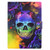 iPad 10th Gen 10.9 2022 Coloured Drawing Smart Leather Tablet Case - Skull