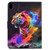 iPad 10th Gen 10.9 2022 Coloured Drawing Smart Leather Tablet Case - Tiger