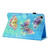 iPad 10th Gen 10.9 2022 Coloured Drawing Stitching Smart Leather Tablet Case - Colorful Butterflies