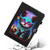iPad 10th Gen 10.9 2022 Coloured Drawing Stitching Smart Leather Tablet Case - Night Cat
