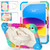 iPad 10th Gen 10.9 2022 Contrast Color Robot Shockproof Silicon + PC Tablet Protective Case - Colorful Mint