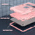 iPad 10th Gen 10.9 2022 Contrast Color Robot Silicone + PC Tablet Protective Case - Rose Gold