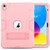 iPad 10th Gen 10.9 2022 Contrast Color Silicone + PC Tablet Case with Holder - Rose Gold