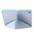 iPad 10th Gen 10.9 2022 Deformation Transparent Acrylic Leather Tablet Case - Sky Blue