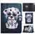 iPad 10th Gen 10.9 2022 Electric Pressed Colored Drawing Smart Leather Tablet Case - Speckled Dog