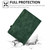 iPad 10th Gen 10.9 2022 Embossed Smile Flip Tablet Leather Smart Case - Green