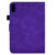 iPad 10th Gen 10.9 2022 Embossed Smile Flip Tablet Leather Smart Case - Purple