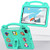 iPad 10th Gen 10.9 2022 Handle Kickstand Children EVA Shockproof Tablet Case - Mint Green