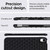 iPad 10th Gen 10.9 2022 Rhombic TPU Tablet Case - Black