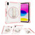 iPad 10th Gen 10.9 2022 Shockproof Tablet Case with Holder & Hand Strap - Pink