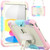 iPad 10th Gen 10.9 2022 Silicone + PC Full Body Protection Tablet Case - Camouflage Pink