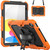 iPad 10th Gen 10.9 2022 Silicone + PC Full Body Protection Tablet Case - Orange