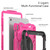 iPad 10th Gen 10.9 2022 Silicone + PC Full Body Protection Tablet Case - Rose Red + Black