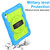 iPad 10th Gen 10.9 2022 Silicone Hybrid PC Shockproof Tablet Case with Shoulder Strap - Bluish-Green