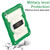 iPad 10th Gen 10.9 2022 Silicone Hybrid PC Shockproof Tablet Case with Shoulder Strap - Classic Green