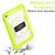 iPad 10th Gen 10.9 2022 Silicone Hybrid PC Shockproof Tablet Case with Shoulder Strap - Love Birds Green