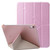 iPad 10th Gen 10.9 2022 Silk Texture Horizontal Deformation Flip Tablet Leather Case with Holder - Pink