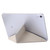 iPad 10th Gen 10.9 2022 Silk Texture Horizontal Deformation Flip Tablet Leather Case with Holder - Silver