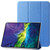 iPad 10th Gen 10.9 2022 Silk Texture Three-fold Horizontal Flip Leather Tablet Case - Blue