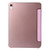 iPad 10th Gen 10.9 2022 Silk Texture Three-fold Horizontal Flip Leather Tablet Case - Pink