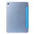 iPad 10th Gen 10.9 2022 Silk Texture Three-fold Horizontal Flip Leather Tablet Case - Sky Blue