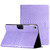 iPad 10th Gen 10.9 2022 Solid Color Crocodile Texture Leather Smart Tablet Case - Purple
