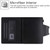 iPad 10th Gen 10.9 2022 Solid Color Metal Buckle Leather Smart Tablet Case - Black
