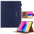 iPad 10th Gen 10.9 2022 Solid Color Metal Buckle Leather Smart Tablet Case - Royal Blue