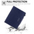 iPad 10th Gen 10.9 2022 Solid Color Metal Buckle Leather Smart Tablet Case - Royal Blue