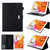 iPad 10th Gen 10.9 2022 Solid Color Small Metal Buckle Leather Smart Tablet Case - Black