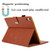 iPad 10th Gen 10.9 2022 Solid Color Small Metal Buckle Leather Smart Tablet Case - Brown