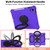 iPad 10th Gen 10.9 2022 Spider King Silicone Protective Tablet Case - Purple