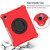 iPad 10th Gen 10.9 2022 Spider King Silicone Protective Tablet Case - Red