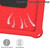 iPad 10th Gen 10.9 2022 Spider King Silicone Protective Tablet Case - Red