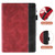 iPad 10th Gen 10.9 2022 Splicing Series Tablet PC Leather Case - Red