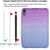 iPad 10th Gen 10.9 2022 Square Gradient TPU Tablet Case - Purple Gradient Blue
