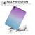 iPad 10th Gen 10.9 2022 Square Gradient TPU Tablet Case - Purple Gradient Green