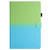 iPad 10th Gen 10.9 2022 Stitching Gradient Leather Tablet Case - Green Blue