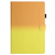iPad 10th Gen 10.9 2022 Stitching Gradient Leather Tablet Case - Orange Yellow